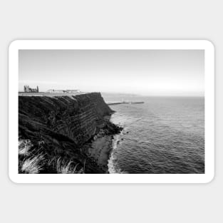 Whitby Coast and Abbey Sticker